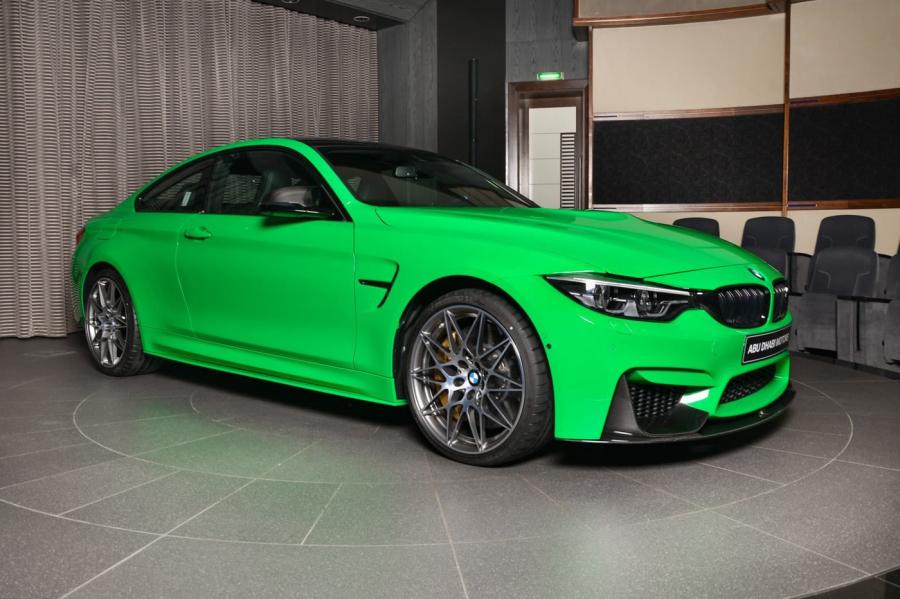 BMW M4 Coupe in Signal Green with M Performance Body Kit by Abu Dhabi Motors '2018